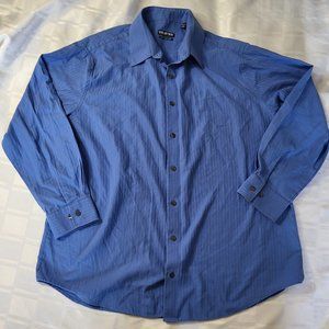 UNLISTED KENNETH COLE SLIM FIT BUTTON UP FRONT CASUAL SHIRT 17-1/2 OR 32-33